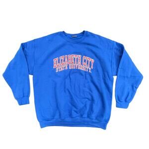 Elizabeth City University Y2K MV Sport pullover Blue sweatshirt size XL